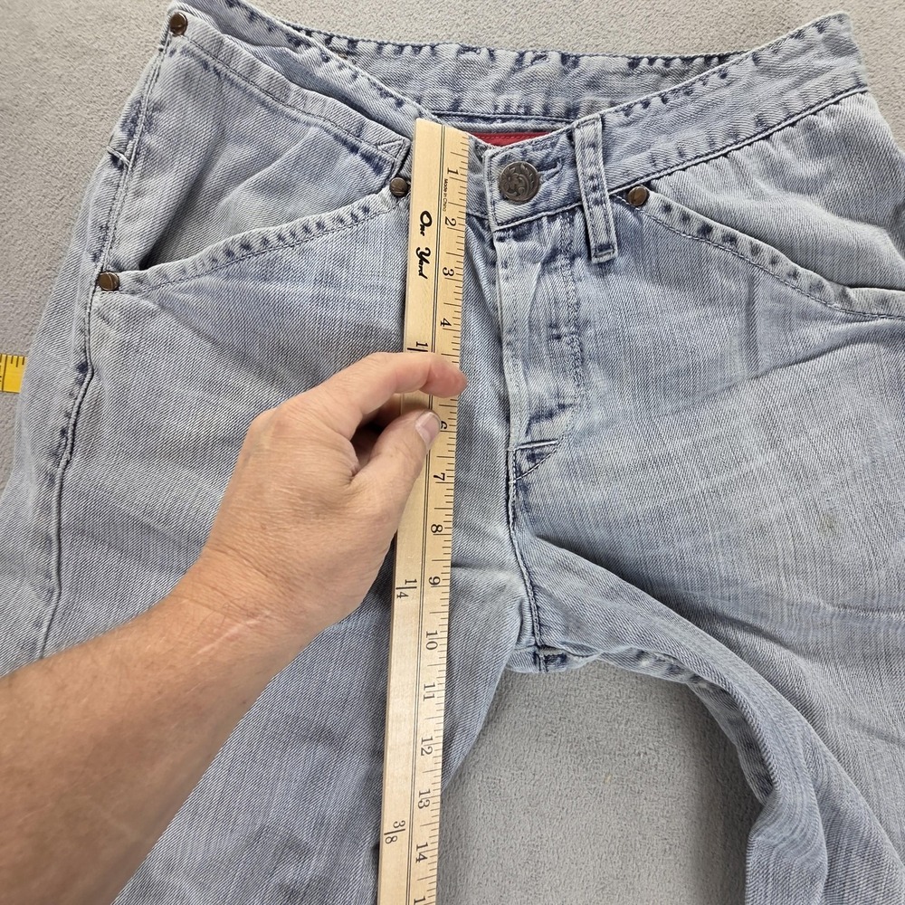 Vintage Levis Engineered Jeans Womens Blue Twisted Button Fly Fits 26x29 - Picture 7 of 16